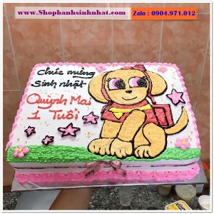 Bánh Sinh Nhật Con Chó - YG47